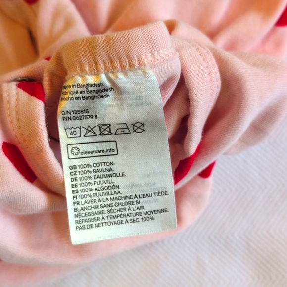 H&M 2-pack organic cotton kimono style side snap bodysuit bundle lot 4-6 months - Picture 7 of 9